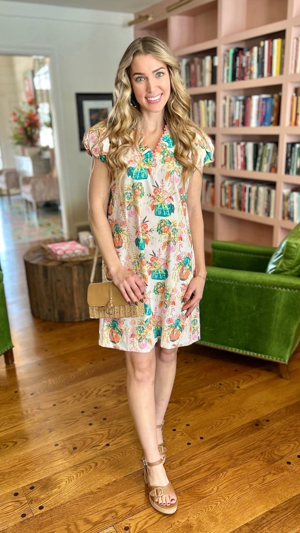 Uncle Frank Still Life Dress - Pink