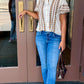 Ivy Jane Rows Of Embroidery Top - Ivory