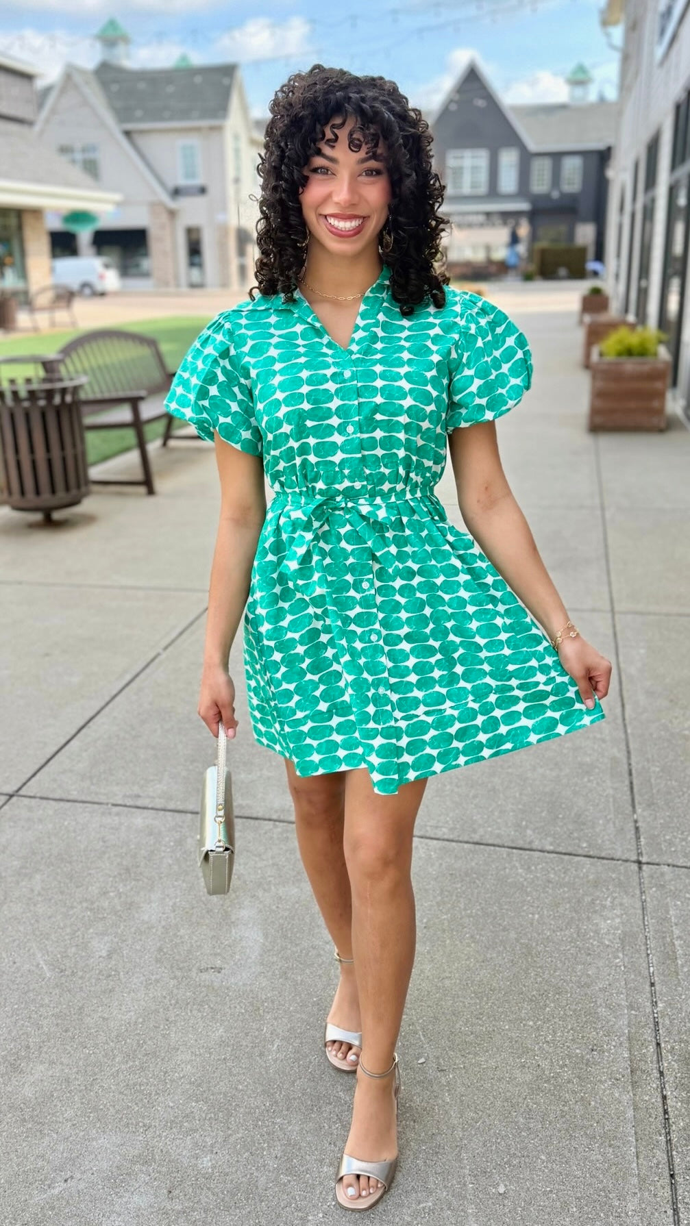 Sofia Nelda dress - Dot Verde