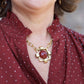 Wine Stone Necklace