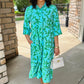 Uncle Frank Midi Swing Dress - Green