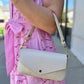 Italian Leather Handle & Crossbody - Ivory