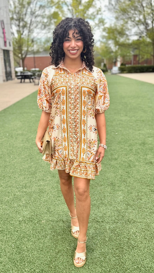 Silky Savannah Dress - Ivory