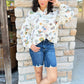 ECRU FLORAL PULLOVER