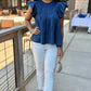 Ivy Jane Tucked Denim Top - Indigo