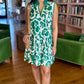 Jada Poppy Mini Dress - Green
