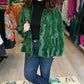 Ivy Jane Swing Faux Fur Jacket - Green