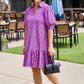Jude Connally Tierney Melody Ditsy Amethyst Dress