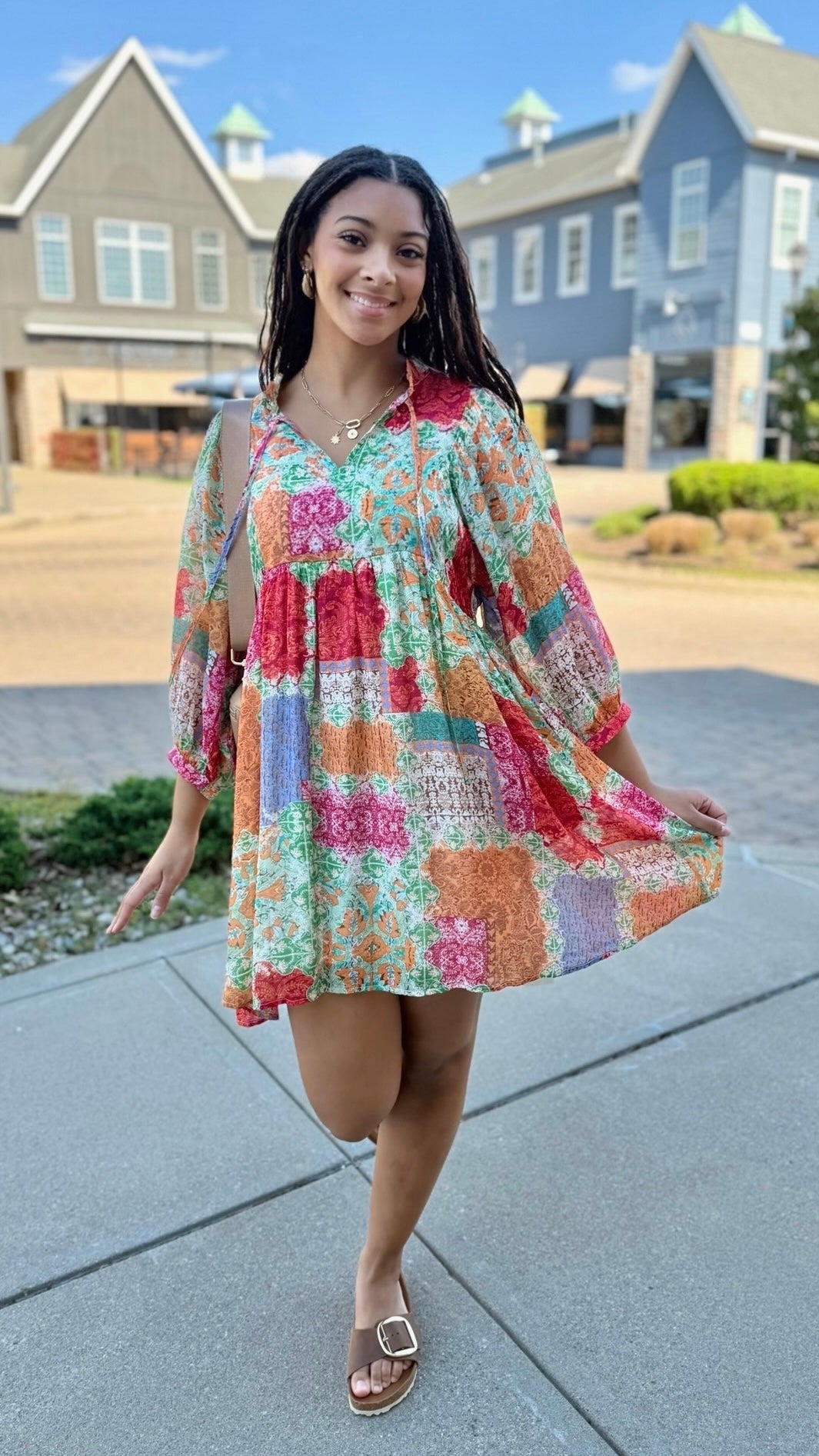Valerie Vintage Patchwork Dress