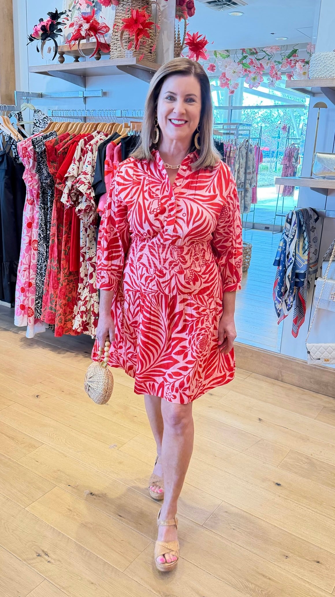 Uncle Frank Shirt Dress - Pink