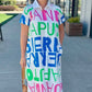 Sierra Button Dress - White