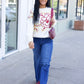 Amie Floral Sweater