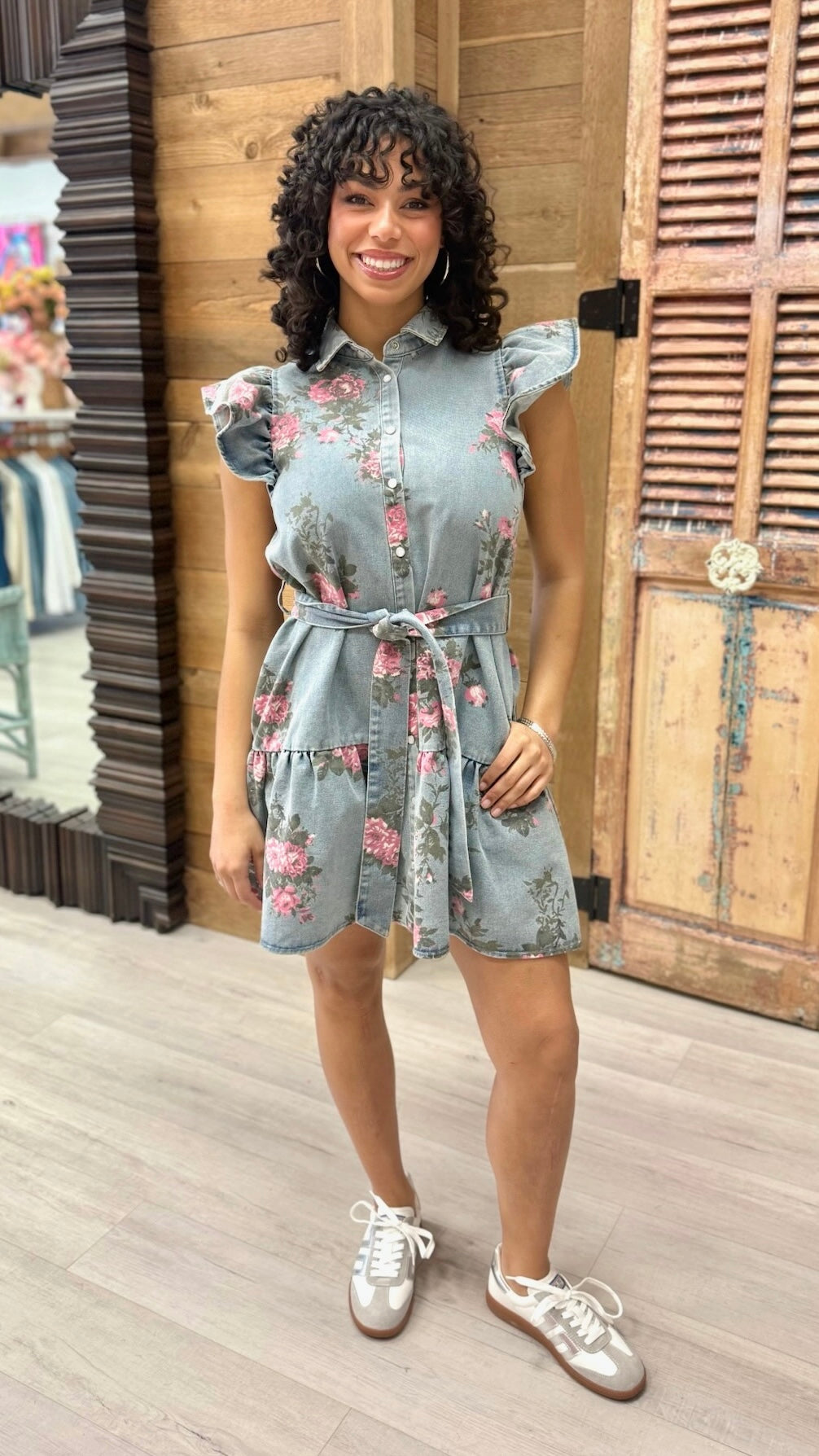 Ellie Denim Mini Dress