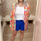 Quilted Queen Shorts - Royal