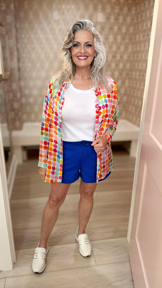 Quilted Queen Shorts - Royal