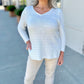 Habitat Seaglass Cotton Tunic Sweater - White