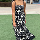 Jennifer Floral Maxi Dress - Black