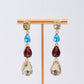 Multi Color Teardrop Earrings