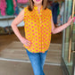 Ivy Jane Poppy Flowers Sleeveless Blouse