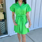 Sofia Nelda Dress - Green