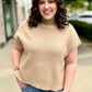 Classico Short Sleeve Sweater - Taupe