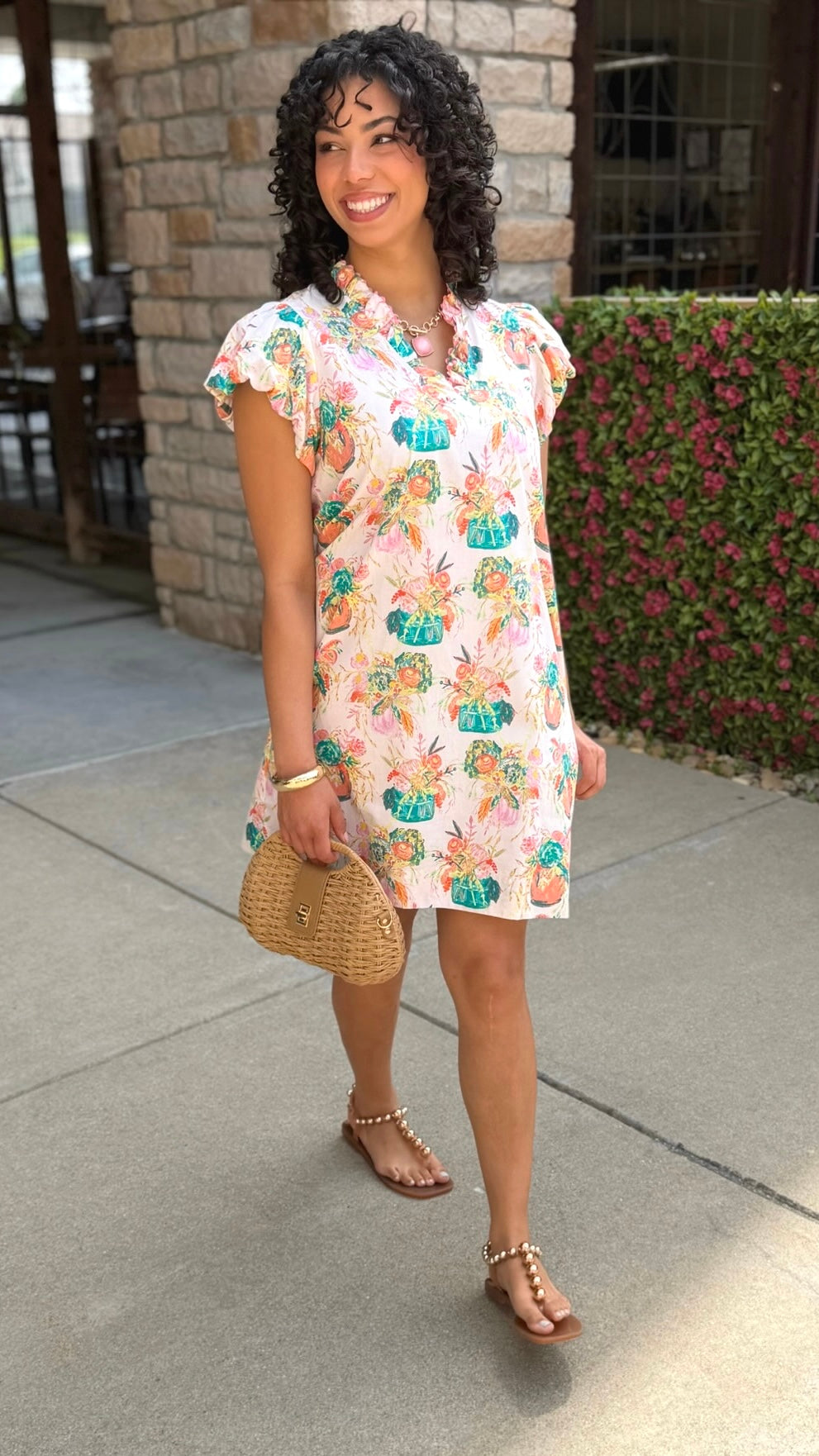Uncle Frank Still Life Dress - Pink
