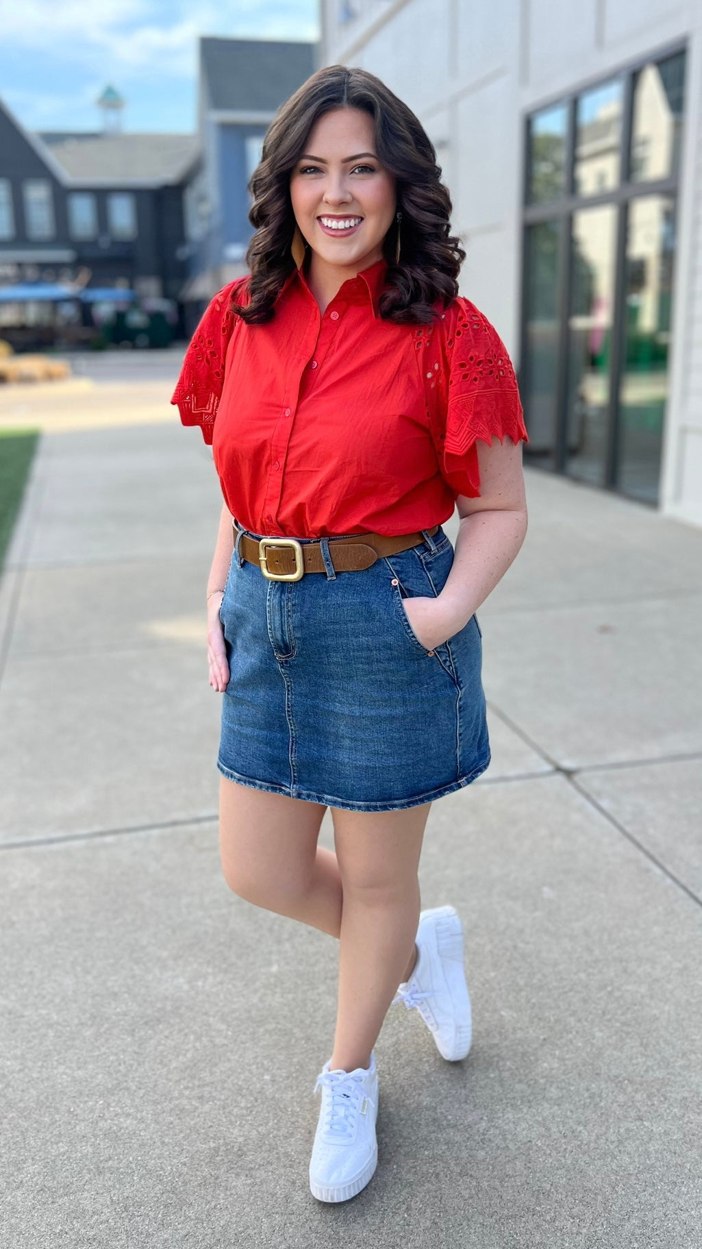 Dear John Quinn Denim Skirt
