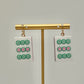 Dot Mahjong Tile Earrings