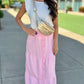Bobi Tiered Maxi Skirt - Rose Quartz