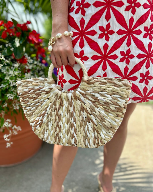 Woven Shopper Tote