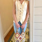 Dear John Prue Denim Vest - Wheat