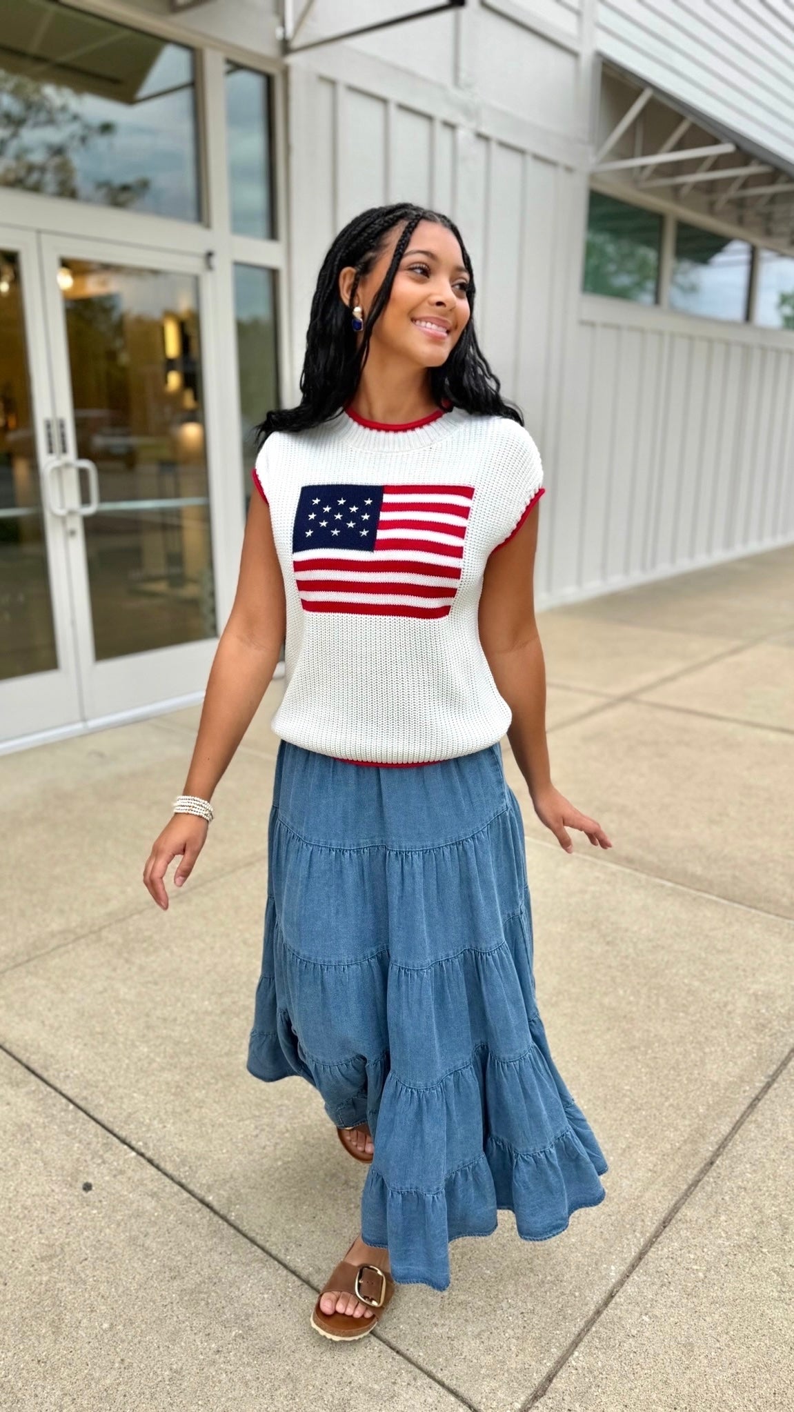 Flag Top - Off White
