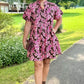 Uncle Frank Rose Pin Tuck Dress