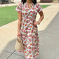 Uncle Frank Shirred Front Dress - Multi