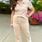 Dear John Riveter Jumpsuit - Tan