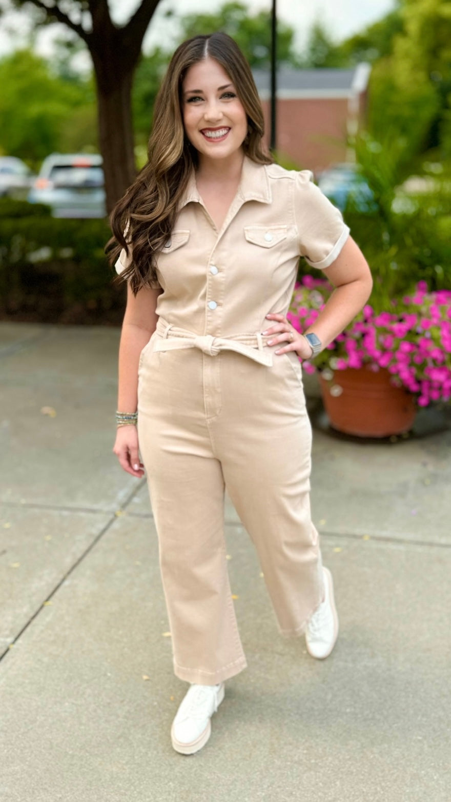 Dear John Riveter Jumpsuit - Tan