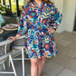 Uncle Frank Pintucked Dress - Blue