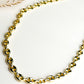 Gold Mariner Chain Link Necklace - Long
