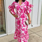 Soleil Dress - Pink Gordes