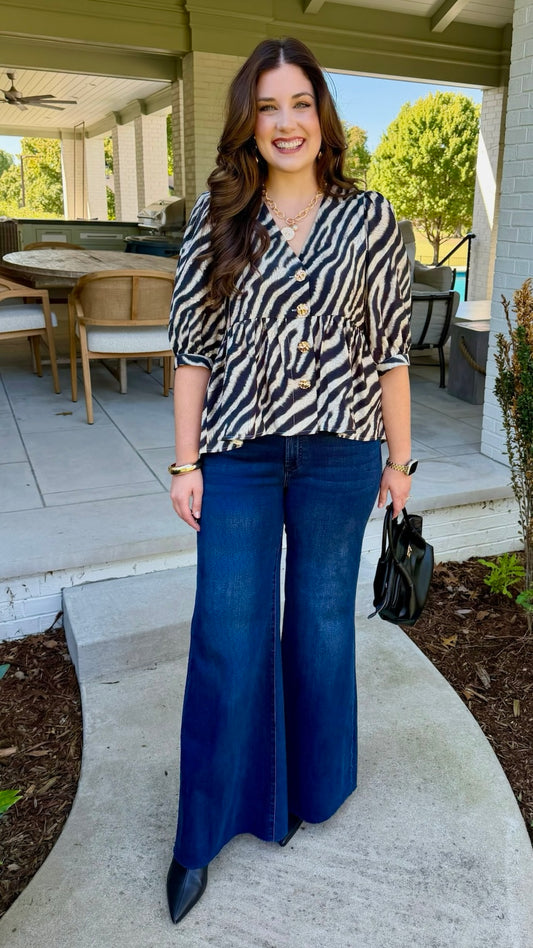 Aurelia Print Top