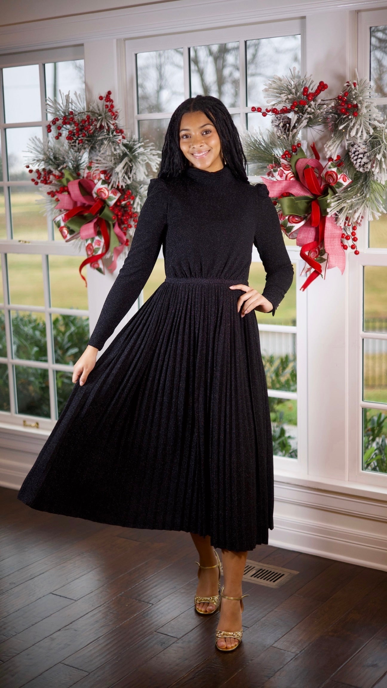 Emily McCarthy Tessa Dress - Black