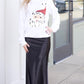 Santa Sweatshirt - White