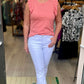 Another Love Flutter Sleeve North Tee - Grapefruit