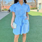 Sofia Nelda Dress - Baby Blue