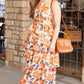Maeve Floral Halter Dress - Amber