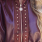 Emily McCarthy Chocolate Faux Leather Dress