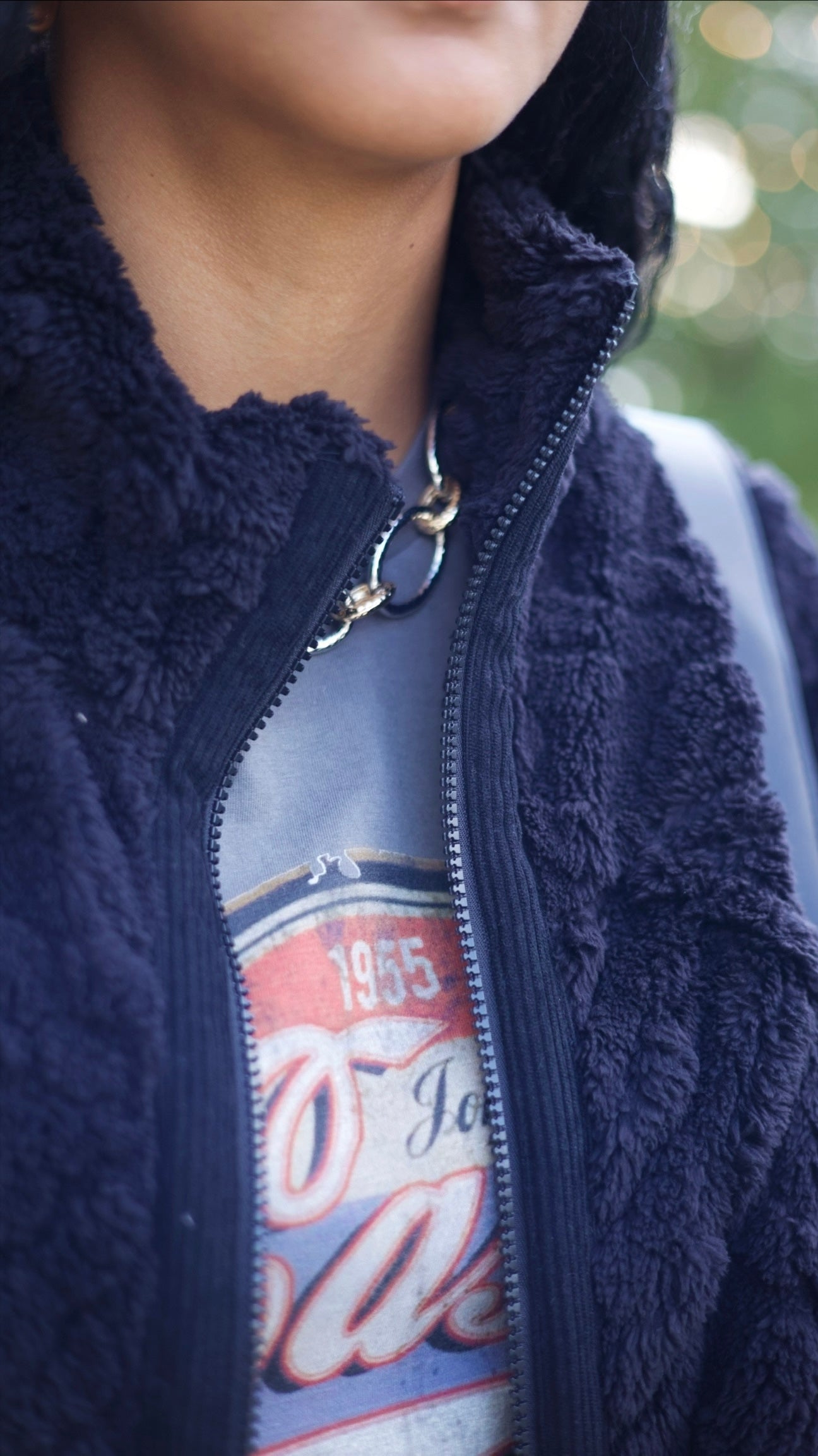 Mallory Fluffy Jacket - Black