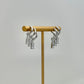 Thank Heaven Diamond Drop Earrings - Silver