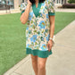 Charlotte Floral Dress - Ecru