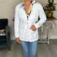 Habitat Stone Wash Blazer - White